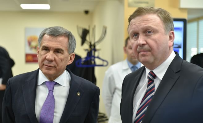 Премьер-министр Беларуси вместе Президентом РТ посетили Казанский вертолетный завод