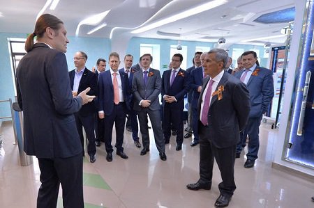 Президент РТ посетил технологический центр компании «TGT Oilfield Services»