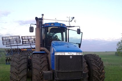 В Татарстане прошли испытания беспилотного трактора
