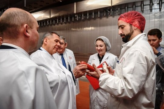 Новый завод по переработке куриного мяса открылся в Тукаевском районе