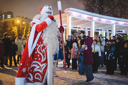 В 55 снежных городках Казани состоялось 550 мероприятий