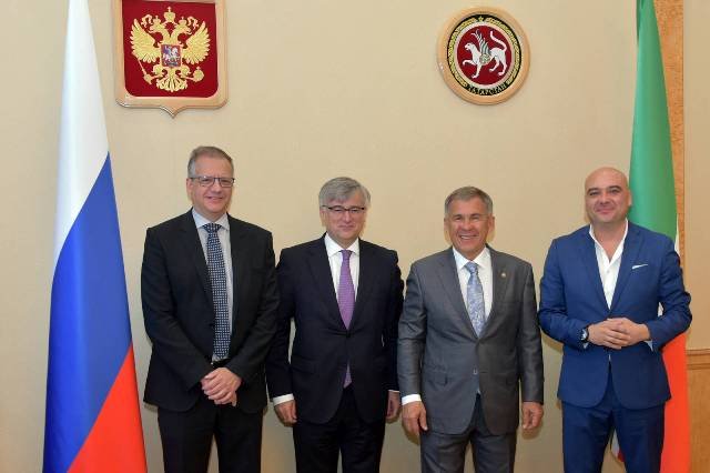 Президент Татарстана Р. Минниханов встретился с послом Испании в России И. Ибаньесом