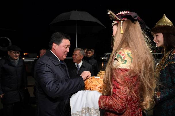 Первый заместитель Премьер-министра Казахстана А. Мамин прибыл в Татарстан
