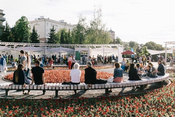 Книжный фестиваль проходит в казанском  парке 