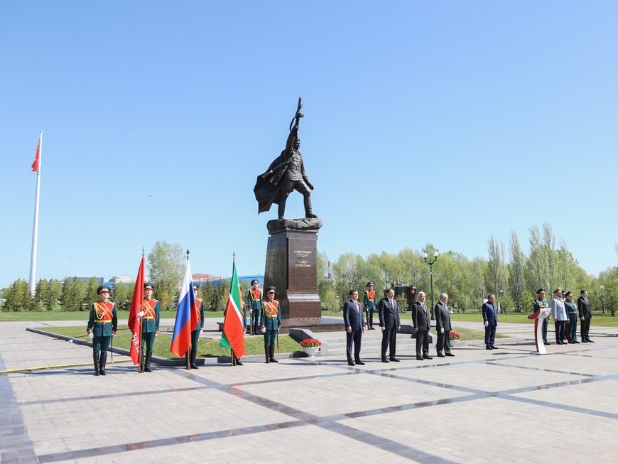 Новый памятник Советскому солдату в казанском парке Победы можно будет посетить после снятия режима самоизоляции