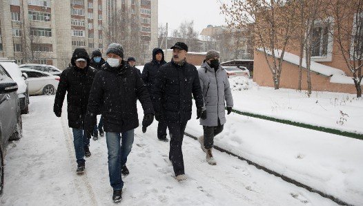 Уборку снега в Казани проконтролировал глава исполкома Р. Гафаров