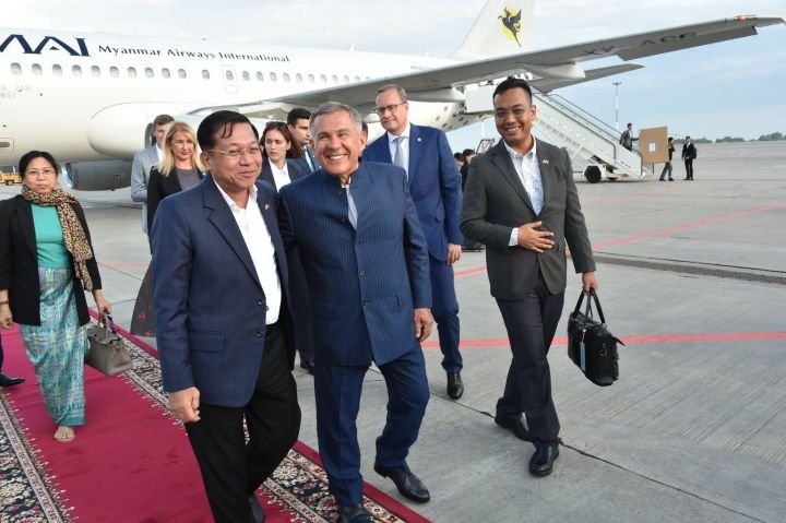 В Татарстан с визитом прибыл премьер-министр Мьянмы